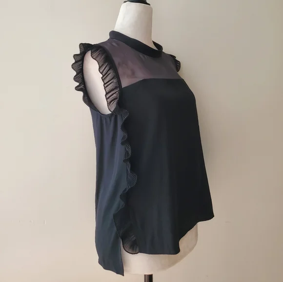 Pinko Silk Ruffle Blouse - Picture 7 of 14